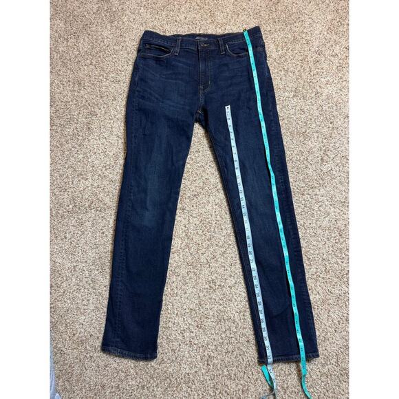 J. CREW Pants/Jeans size 34X34  Dark Blue Denim Straight Leg - Picture 3 of 12